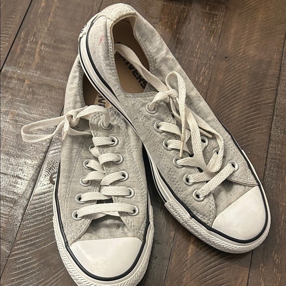 Converse ALL⭐️STAR Women’s size 7 Light Gray Sneakers - Picture 1 of 11